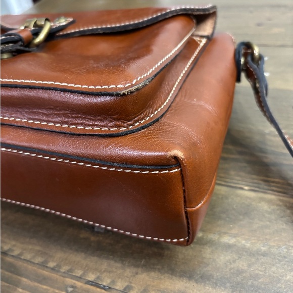 Patricia Nash Brown Leather Crossbody Bag - Picture 11 of 14